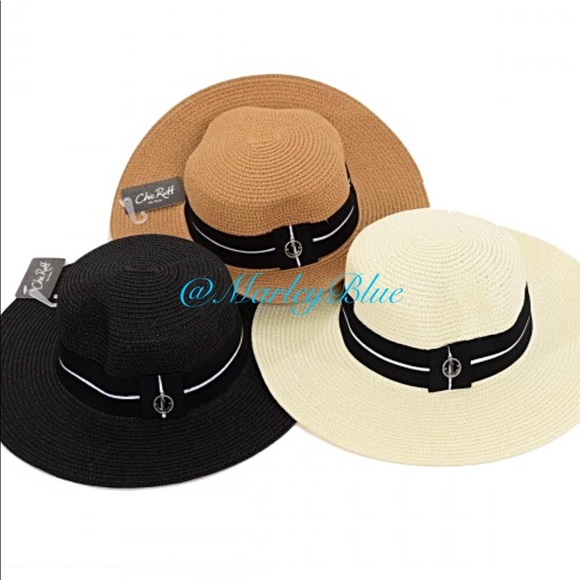 $7 ⭐️ Oversized Summer Brimmed Floppy Hat 4 Colors Available - Picture 3 of 4